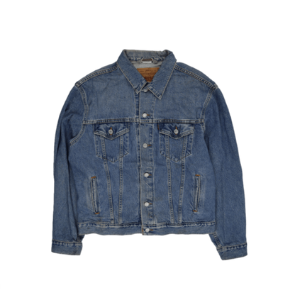 Levi Strauss & Co Men's Vintage Blue Denim Jacket Size Large Cotton