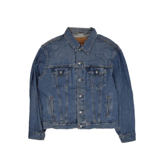 Levi Strauss & Co Men's Vintage Blue Denim Jacket Size Large Cotton