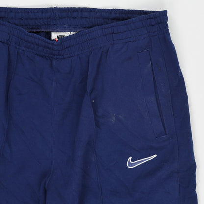 Nike Vintage Blue Track Bottoms XL 30 Inseam Polyester Mens Joggers