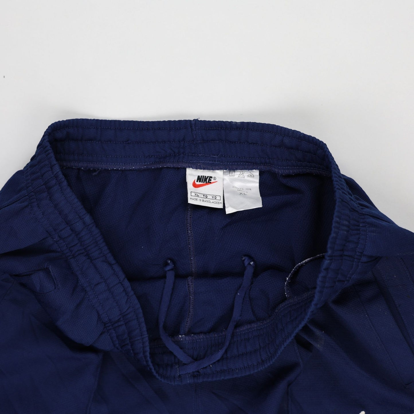 Nike Vintage Blue Track Bottoms XL 30 Inseam Polyester Mens Joggers
