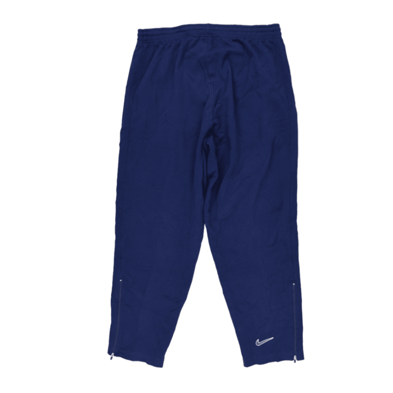 Nike Vintage Blue Track Bottoms XL 30 Inseam Polyester Mens Joggers