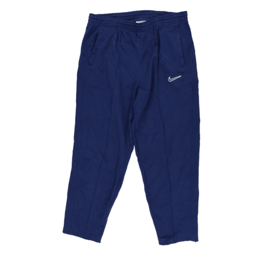 Nike Vintage Blue Track Bottoms XL 30 Inseam Polyester Mens Joggers