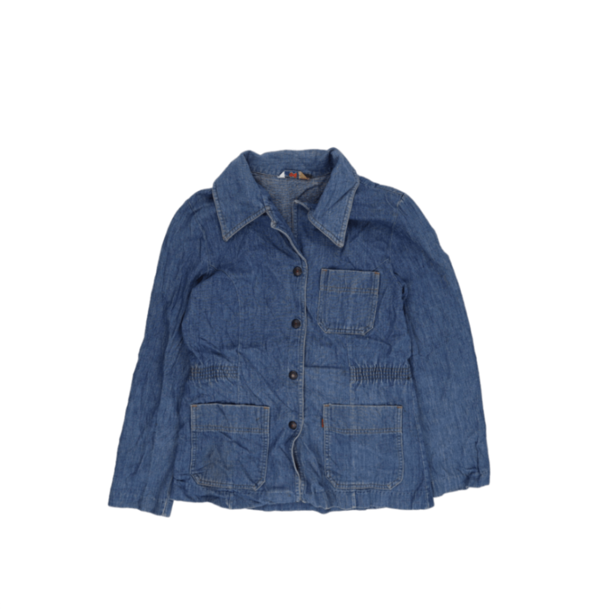 Levi's Vintage Blue Denim Chore Jacket Women's Medium Cotton