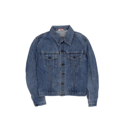 Levi's Vintage 70500-02 Blue Denim Trucker Jacket Size 38 Cotton