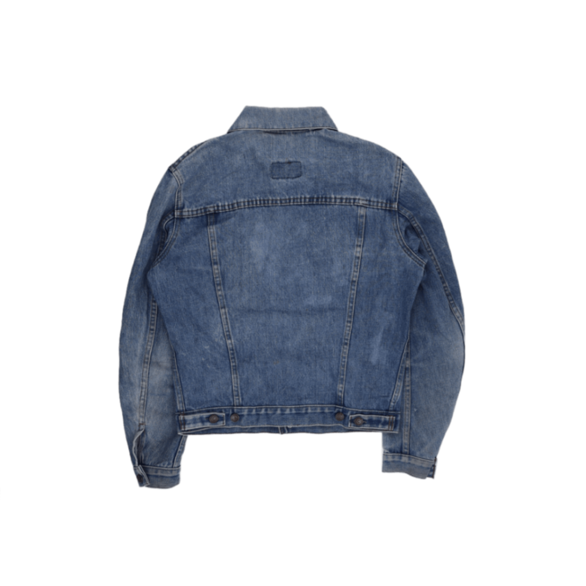 Levi's Vintage 70500-02 Blue Denim Trucker Jacket Size 38 Cotton