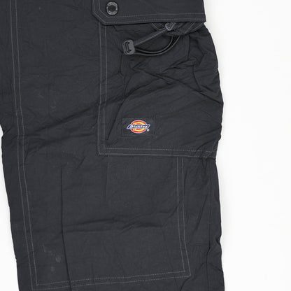 Dickies Black Utility Cargo Trousers Mens Medium Cotton Blend 76 cm Inseam 82 cm Waist