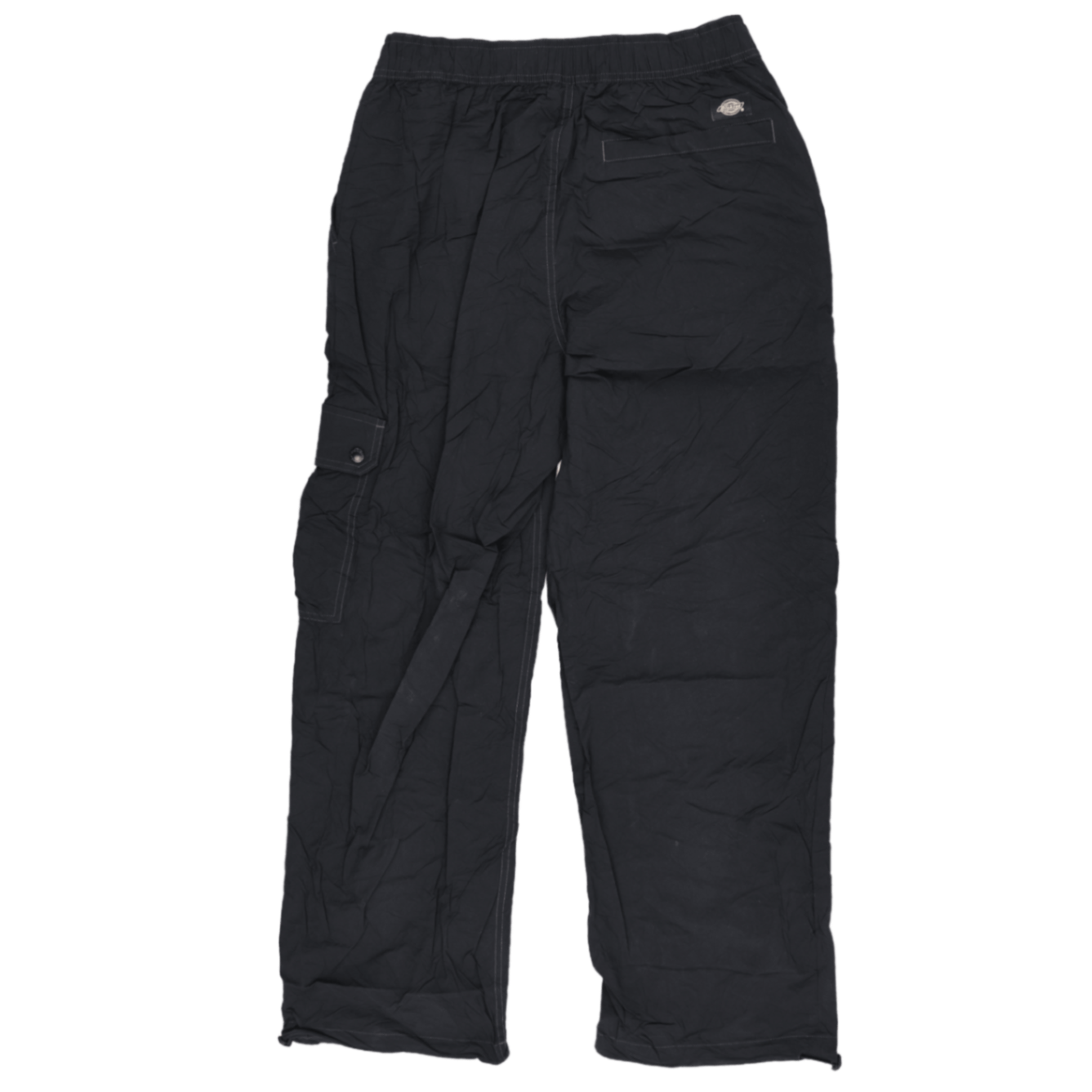 Dickies Black Utility Cargo Trousers Mens Medium Cotton Blend 76 cm Inseam 82 cm Waist