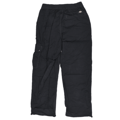 Dickies Black Utility Cargo Trousers Mens Medium Cotton Blend 76 cm Inseam 82 cm Waist
