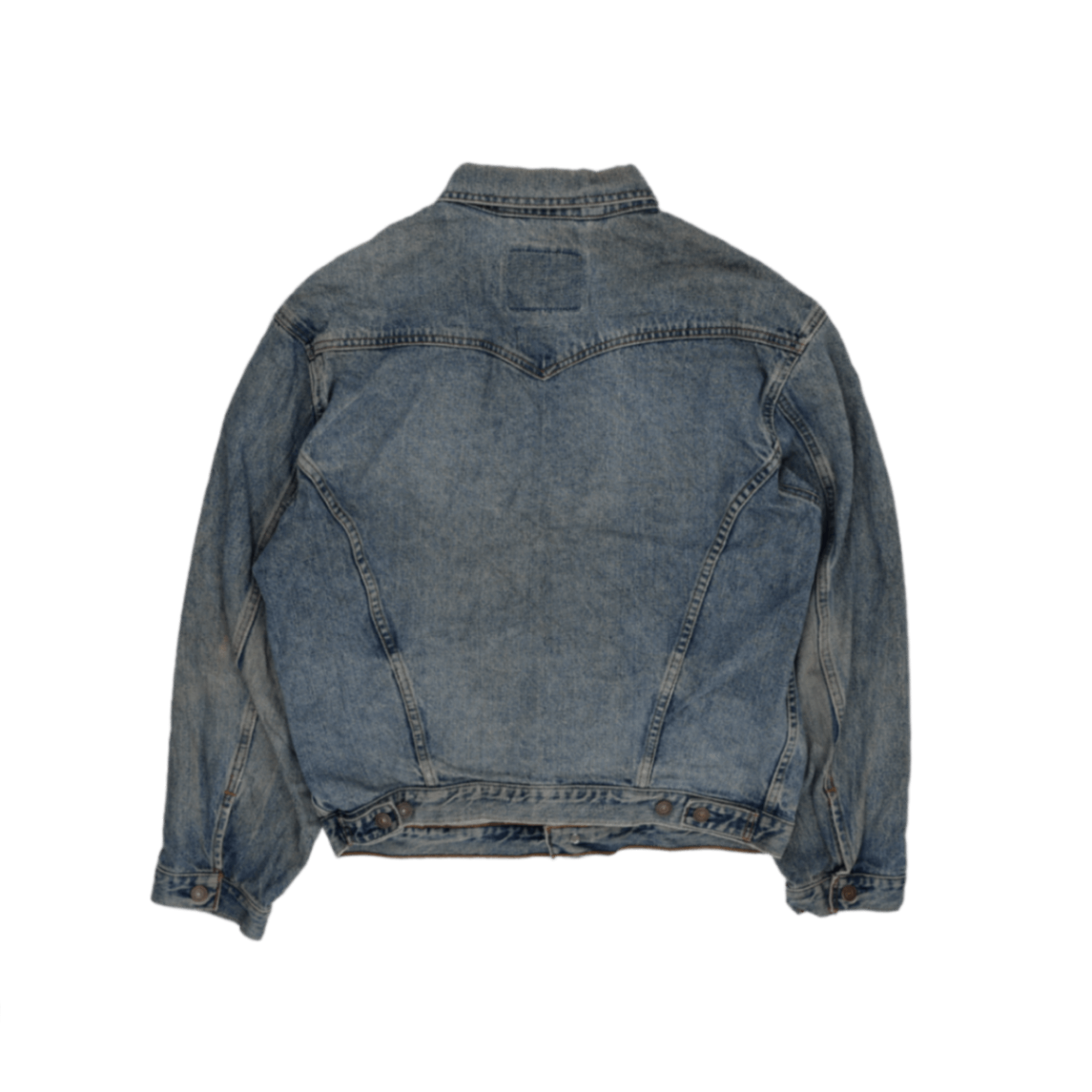 Levi's Vintage Blue Stonewash Denim Trucker Jacket Size Large Cotton