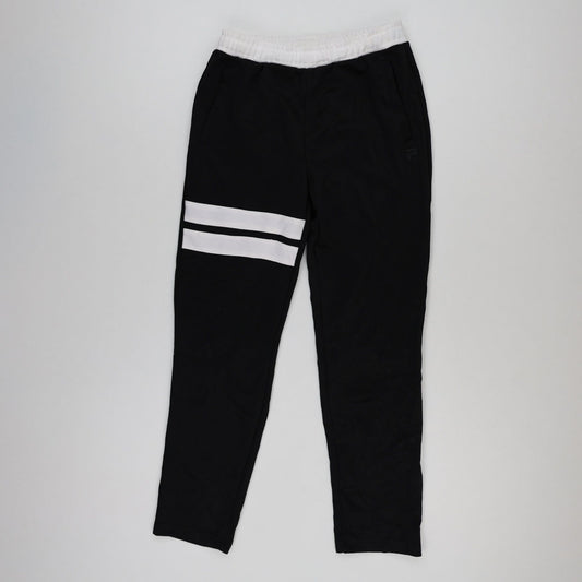 Fila Black Track Pants Men's Large 80 cm Inseam Polyester Blend