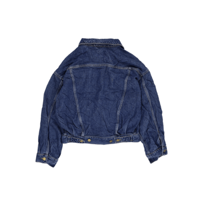 Lee x H&M Vintage Blue Denim Jacket Medium Cotton Collared
