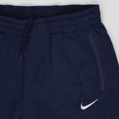 Nike Dri-FIT Navy Blue Athletic Trousers Medium Polyester 77cm Inseam 40cm Waist