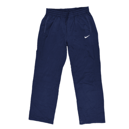 Nike Dri-FIT Navy Blue Athletic Trousers Medium Polyester 77cm Inseam 40cm Waist