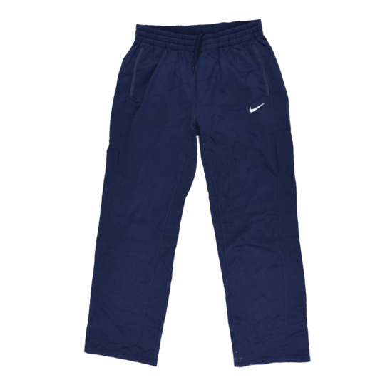 Nike Dri-FIT Navy Blue Athletic Trousers Medium Polyester 77cm Inseam 40cm Waist