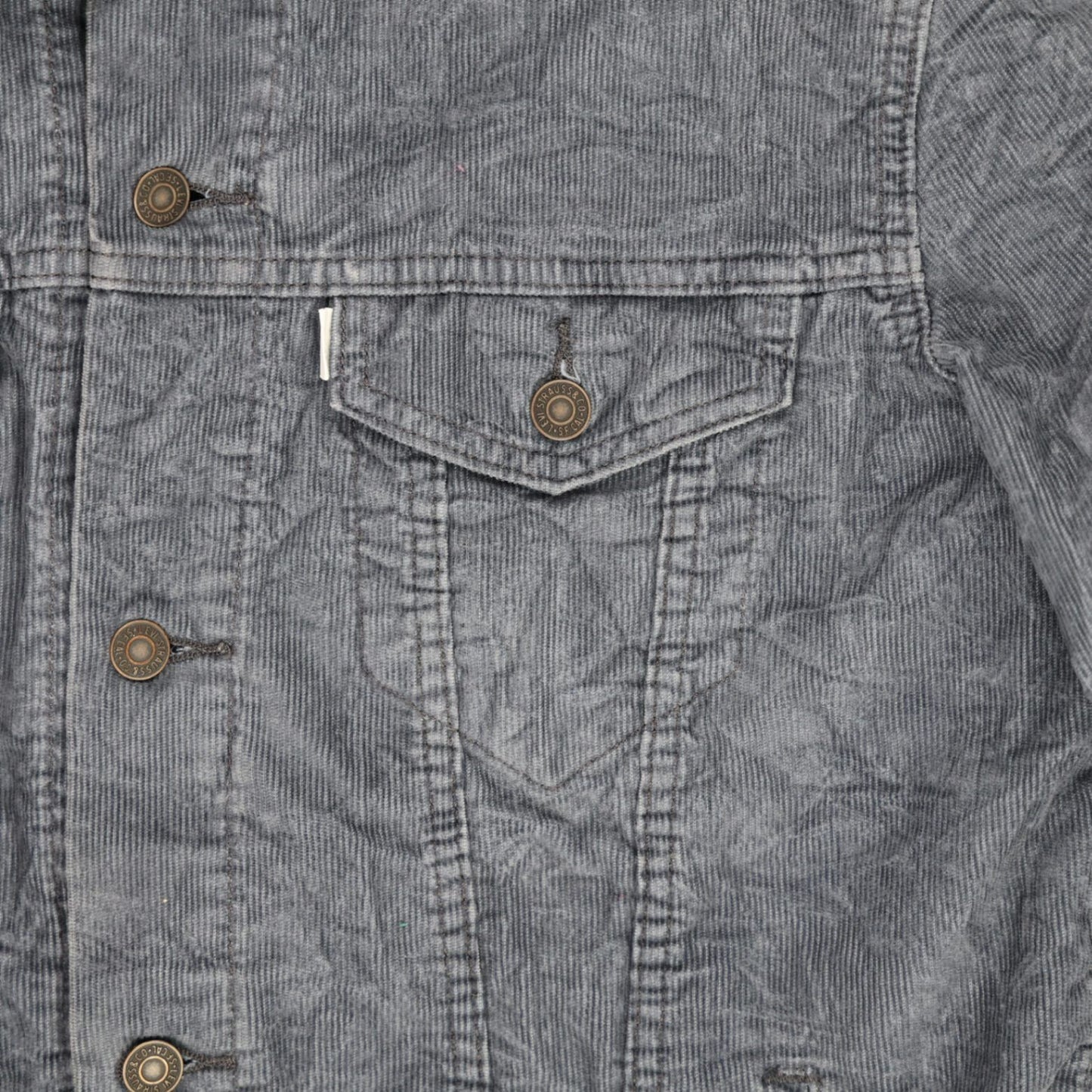 Levi's Blue Corduroy Trucker Jacket Men Size L