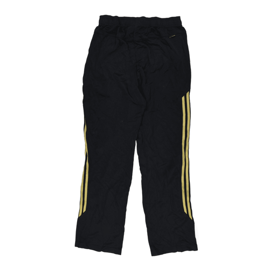 adidas Climalite Black Yellow Track Pants Large 79cm Inseam 42cm Waist Polyester