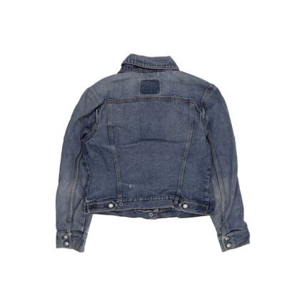 Levi's Large Vintage Inspired Blue Denim Jacket 100% Cotton Collared
