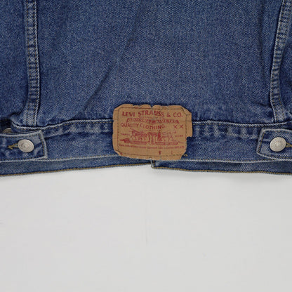 Levi's Vintage Denim Trucker Jacket Blue Large 100% Cotton Unisex