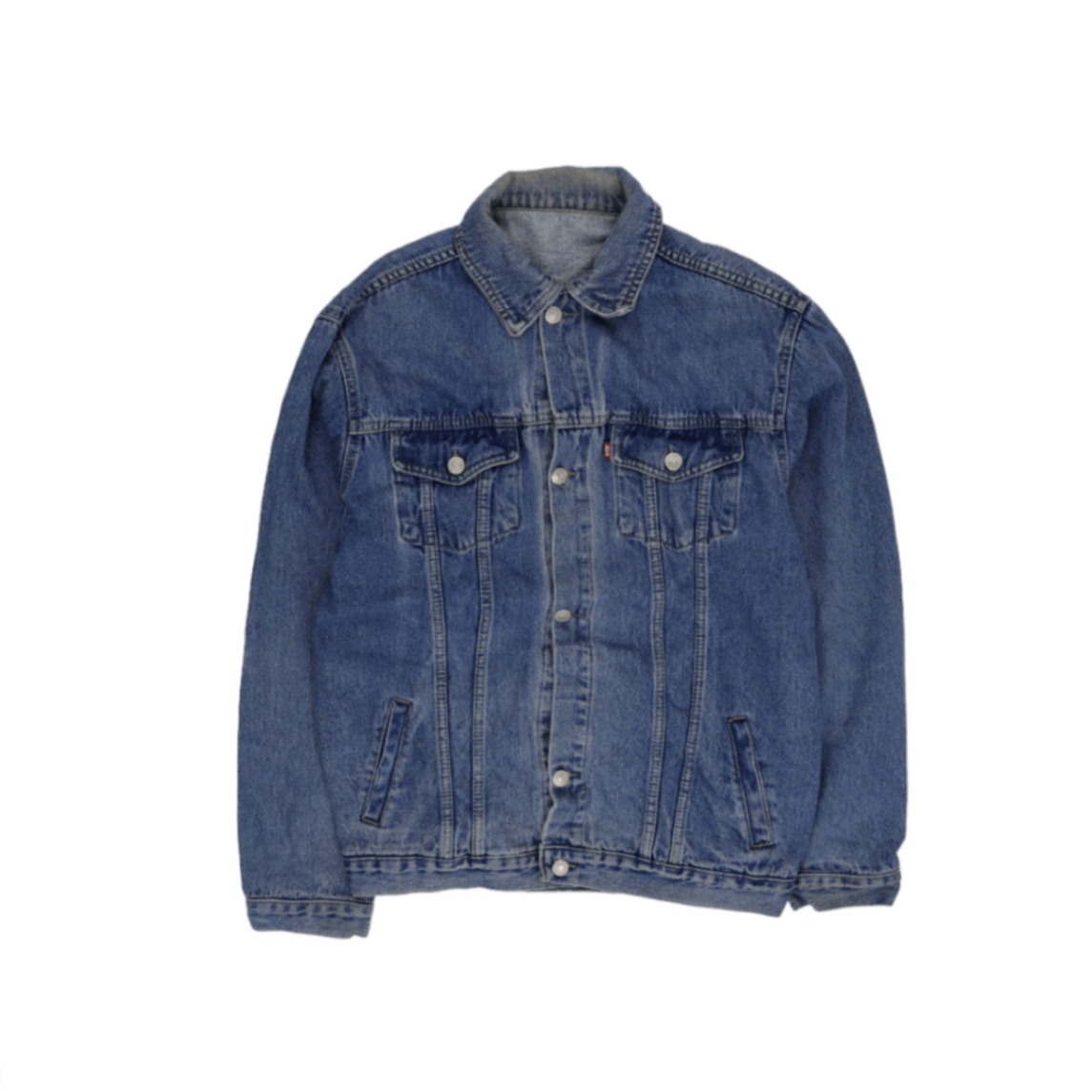 Levi's Vintage Denim Trucker Jacket Blue Large 100% Cotton Unisex