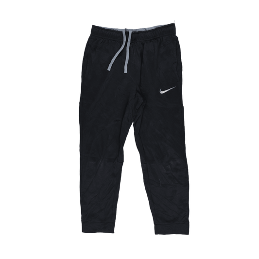 Nike Therma Fit Black Sports Joggers Men's Medium 76cm Inseam 38cm Waist Polyester Blend