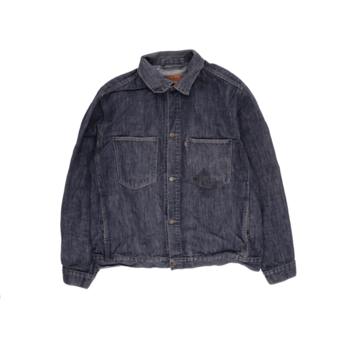 Levi's Vintage Denim Trucker Jacket Blue Large Cotton Denim