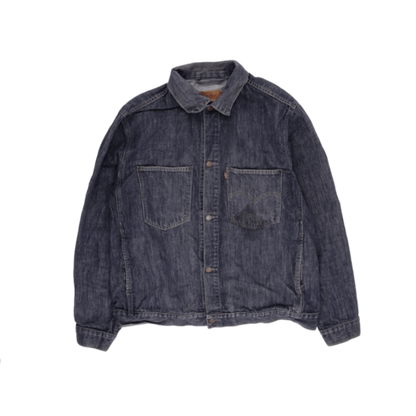 Levi's Vintage Denim Trucker Jacket Blue Large Cotton Denim