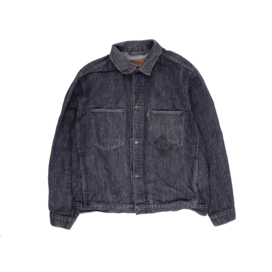 Levi's Vintage Denim Trucker Jacket Blue Large Cotton Denim
