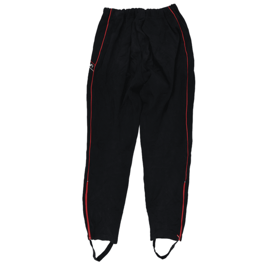 PUMA Vintage Black Track Trousers Men's Medium Polyester Blend 77 cm Inseam 84 cm Waist
