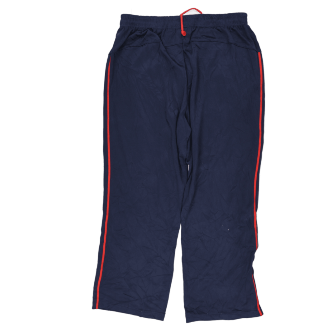 Fila Navy Blue Track Pants Medium Polyester Vintage with Red Stripes