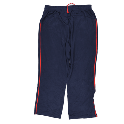 Fila Navy Blue Track Pants Medium Polyester Vintage with Red Stripes