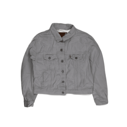 Levi's White Denim Trucker Jacket Large Cotton Denim Vintage