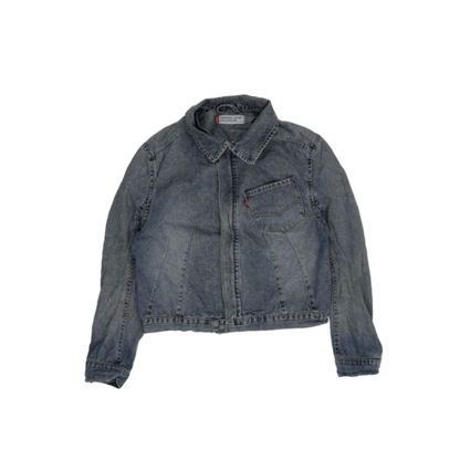 Levi's Engineered Jeans Vintage Blue Denim Jacket Medium Cotton