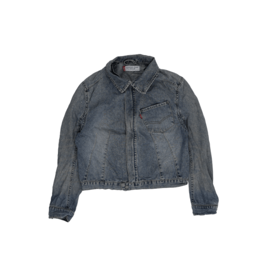 Levi's Engineered Jeans Vintage Blue Denim Jacket Medium Cotton