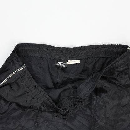 Starter Vintage Black Track Trousers Men's Size L 79 Inseam Polyester