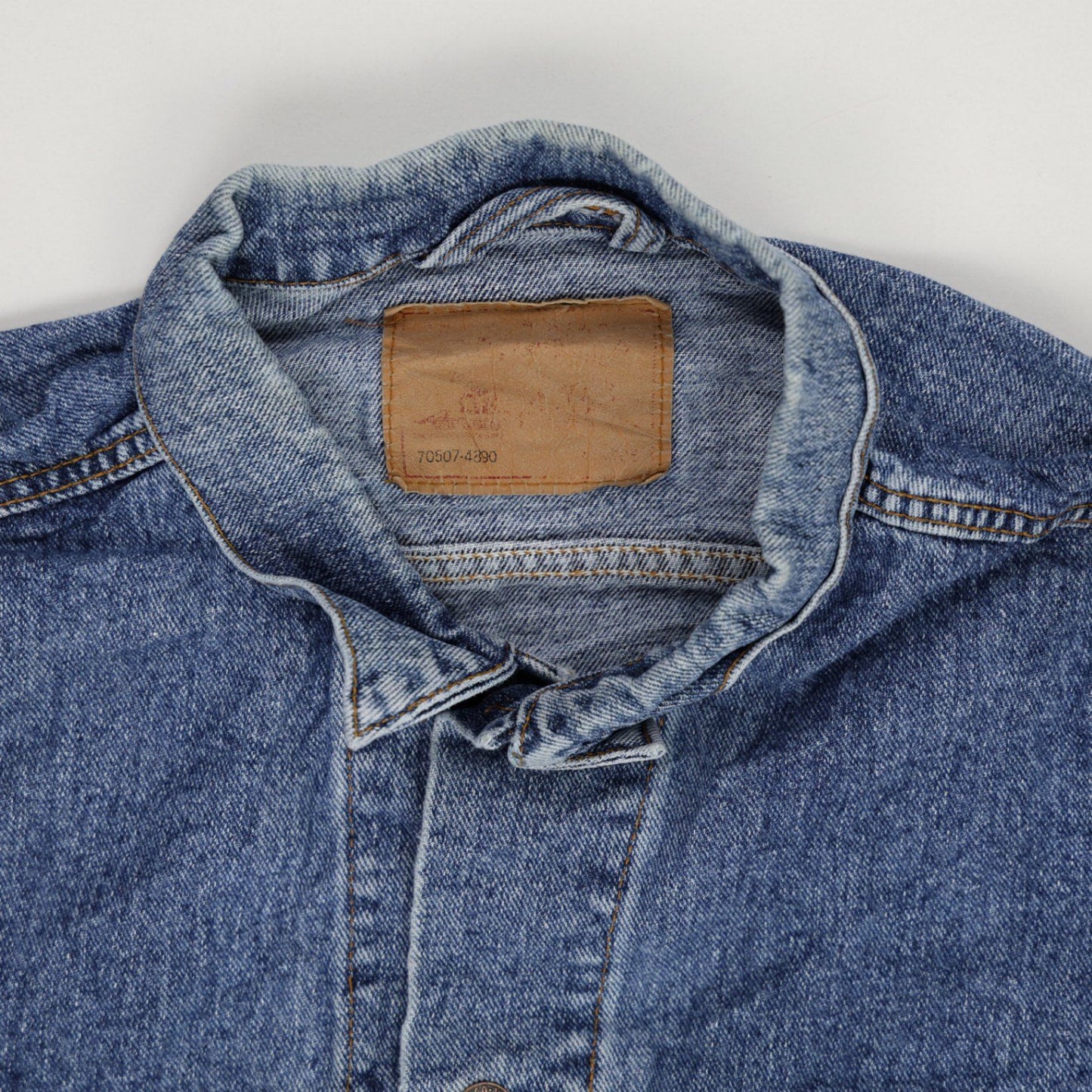 Vintage Levi's 70507 Denim Jacket Blue Large Cotton Unisex Casual Collared