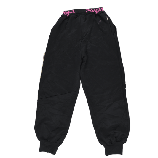adidas Climalite Black Gold Pink Tracksuit Bottoms Medium Polyester