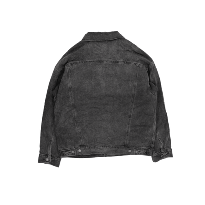 Levi's Vintage Washed Charcoal Trucker Jacket Men's Small Cotton Denim