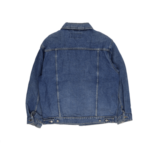 Wrangler Hero Vintage Denim Jacket Blue Medium Cotton Denim Unisex