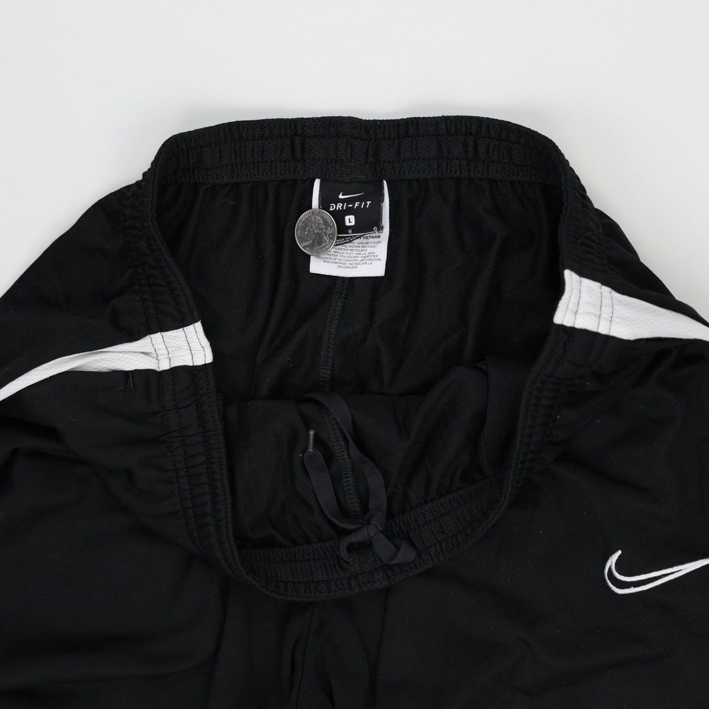 Nike Dri-FIT Black Trousers Men's Sportswear Size Medium Polyester