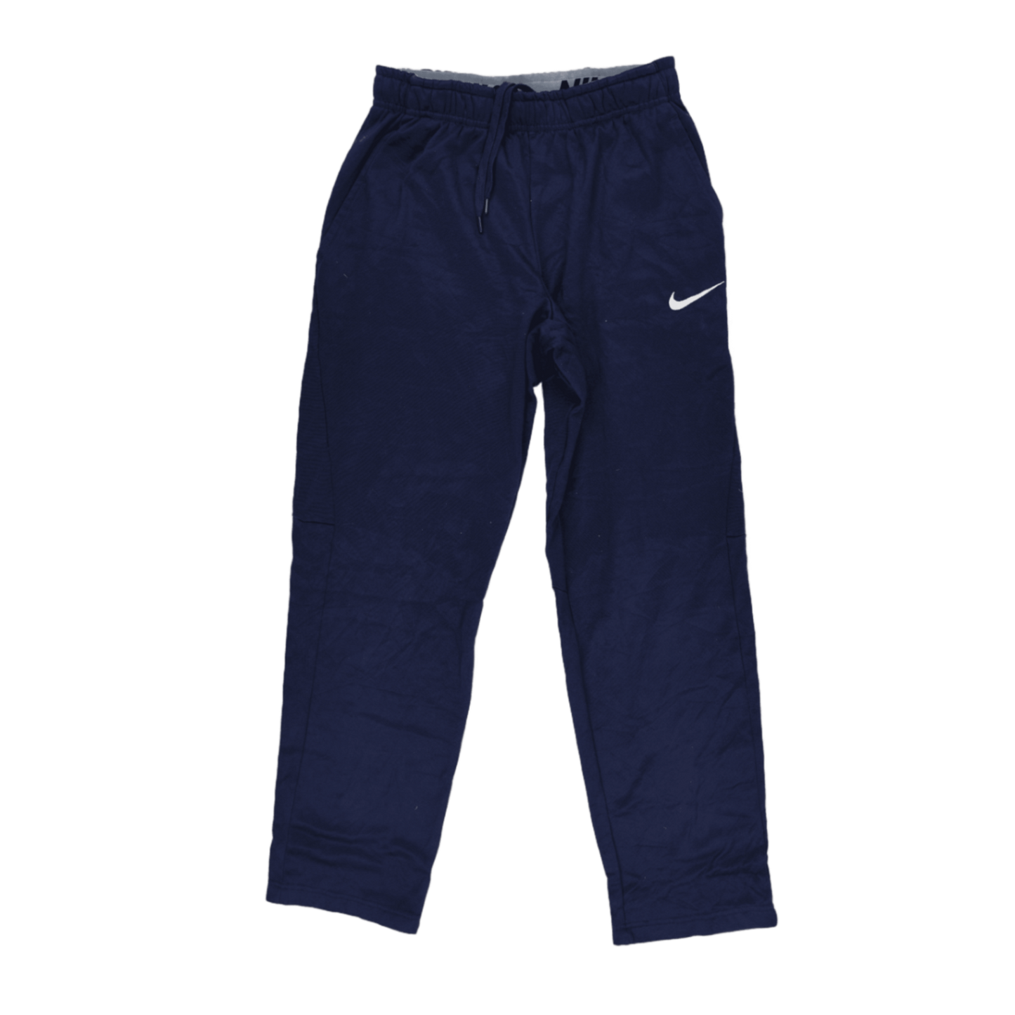 Nike Dri-FIT Navy Blue Joggers Size Small Polyester Blend