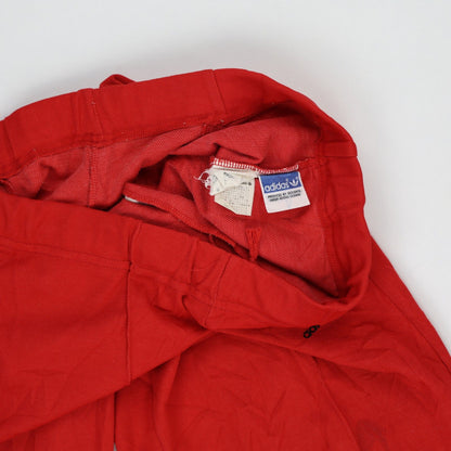 Adidas Vintage Red Track Pants Mens Medium Polyester Blend 75 cm Inseam 38 cm Waist