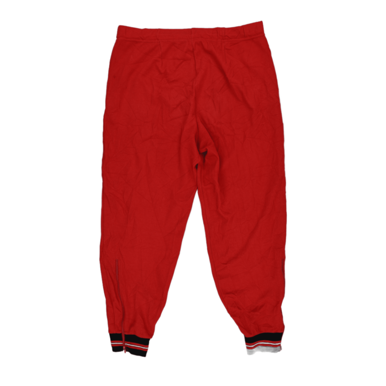 Adidas Vintage Red Track Pants Mens Medium Polyester Blend 75 cm Inseam 38 cm Waist