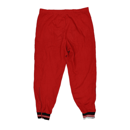 Adidas Vintage Red Track Pants Mens Medium Polyester Blend 75 cm Inseam 38 cm Waist