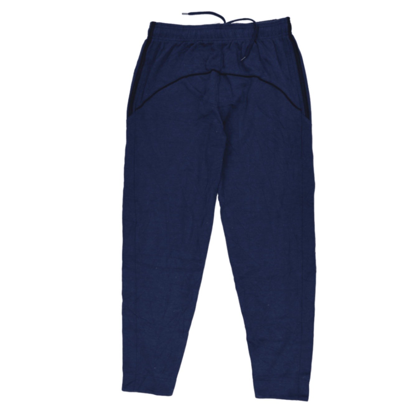 adidas Navy Blue Athletic Joggers for Men Size Medium 76 cm Inseam Cotton