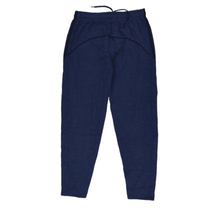 adidas Navy Blue Athletic Joggers for Men Size Medium 76 cm Inseam Cotton