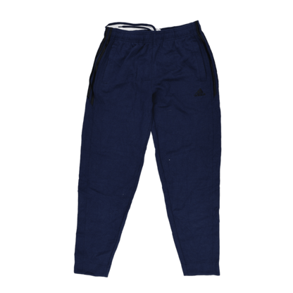 adidas Navy Blue Athletic Joggers for Men Size Medium 76 cm Inseam Cotton