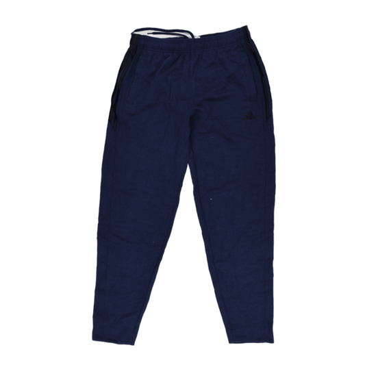 adidas Navy Blue Athletic Joggers for Men Size Medium 76 cm Inseam Cotton