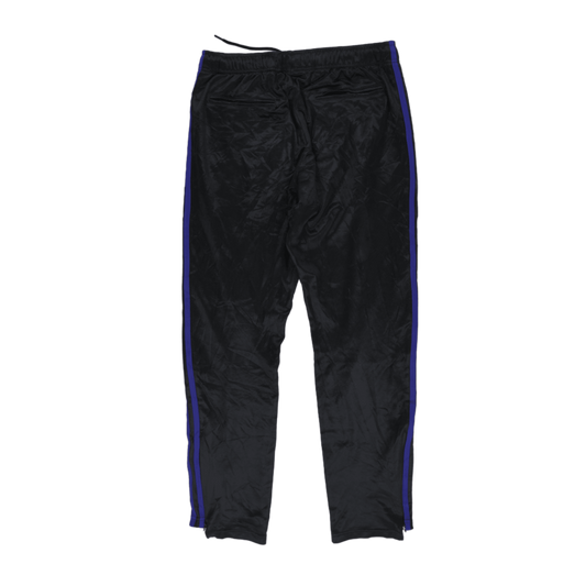 adidas Originals Black Purple Track Trousers Men Size Medium 78 cm Inseam 84 cm Waist Polyester