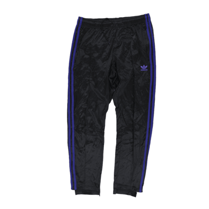 adidas Originals Black Purple Track Trousers Men Size Medium 78 cm Inseam 84 cm Waist Polyester