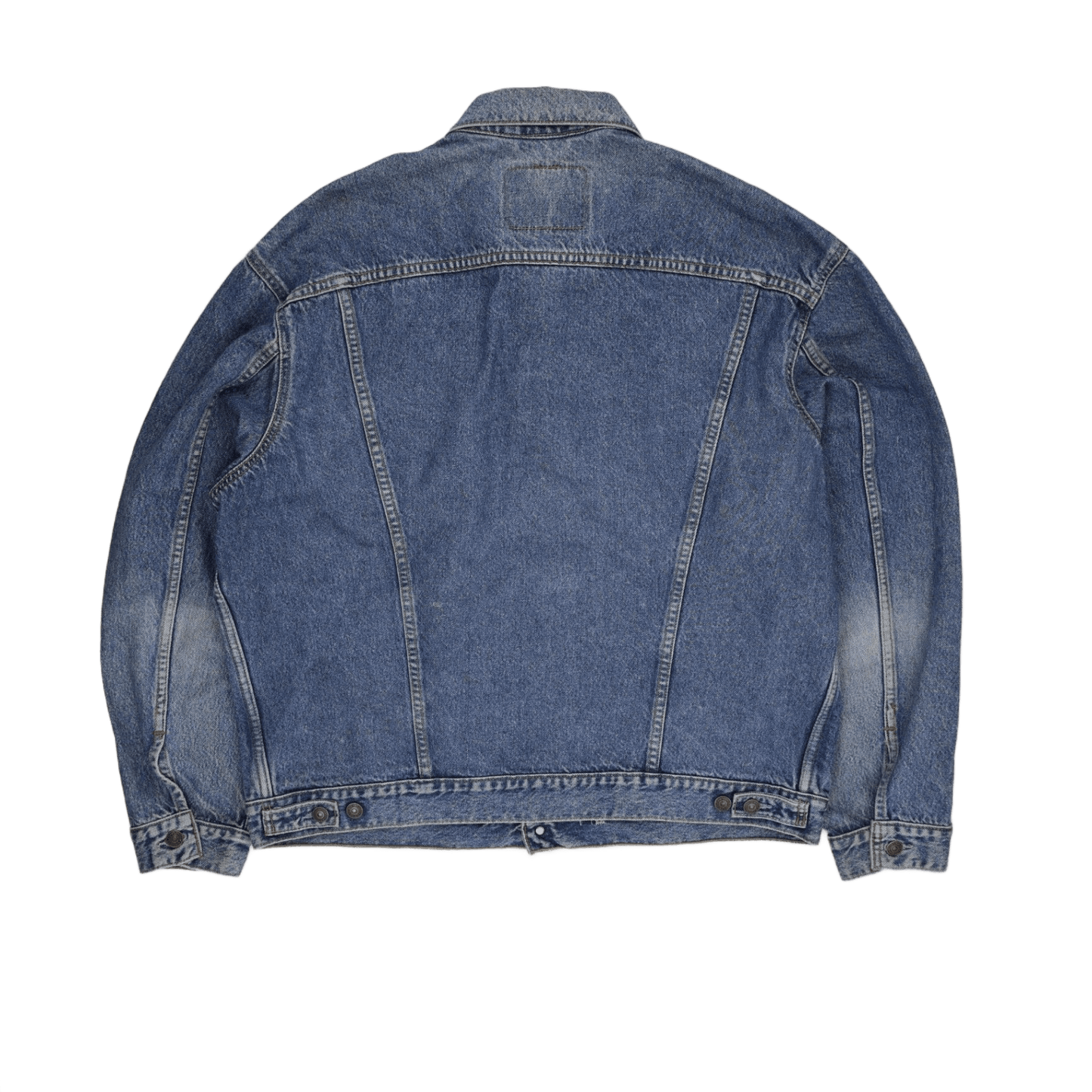 Levi's Vintage Blue Denim Trucker Jacket Men Large Cotton
